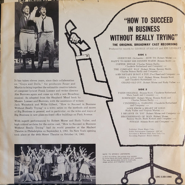 Feuer & Martin - How To Succeed In Business Without Really Trying