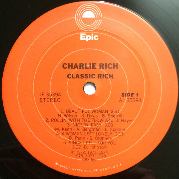 Charlie Rich - Classic Rich