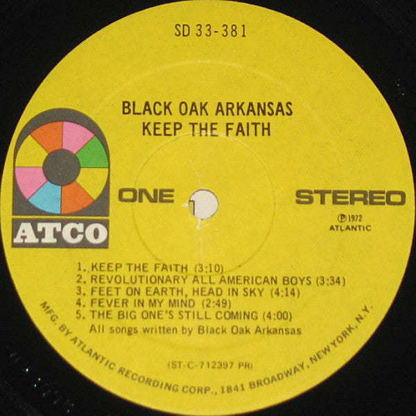 Black Oak Arkansas - Keep The Faith