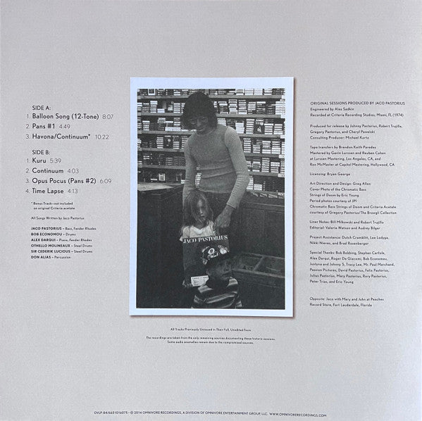 Jaco Pastorius - Modern American Music...Period! The Criteria Sessions