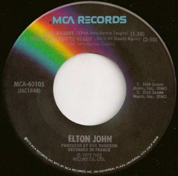 Elton John - Saturday Night's Alright For Fighting