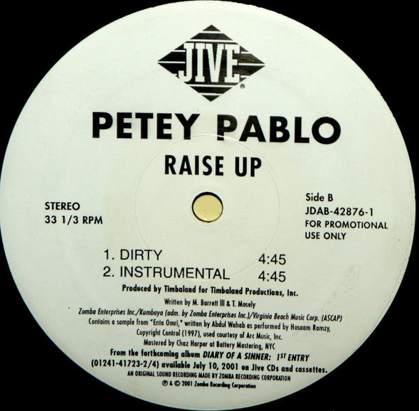 Petey Pablo - Raise Up