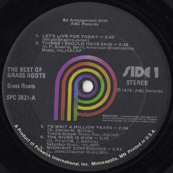 The Grass Roots - Best Of The Grass Roots