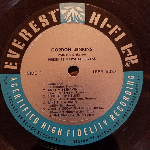 Gordon Jenkins And His Orchestra - Gordon Jenkins With His Orchestra Presents Marshall Royal