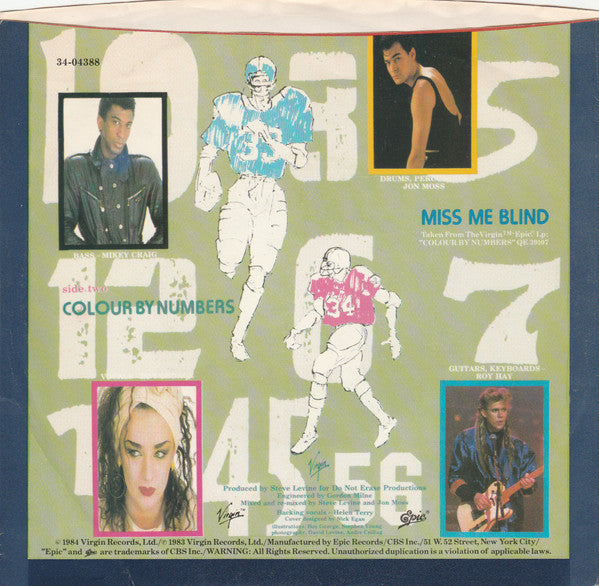 Culture Club - Miss Me Blind