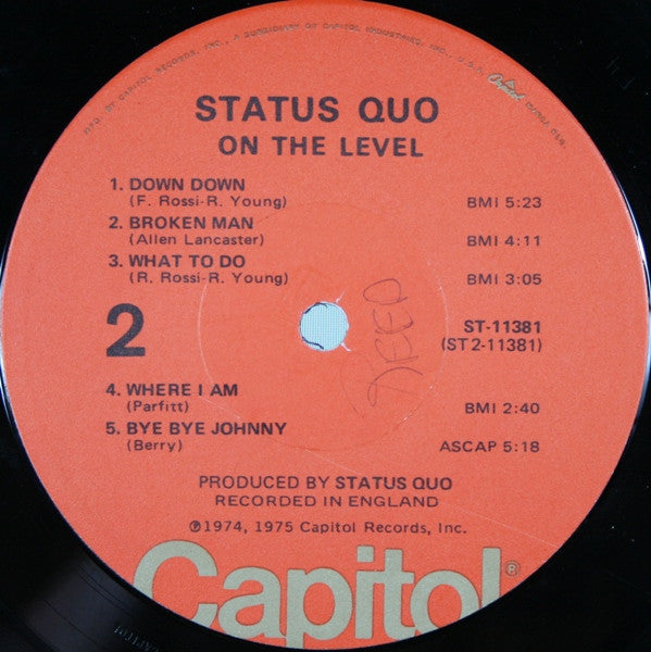 Status Quo - On The Level