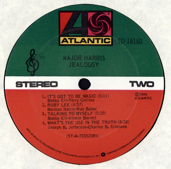 Major Harris - Jealousy