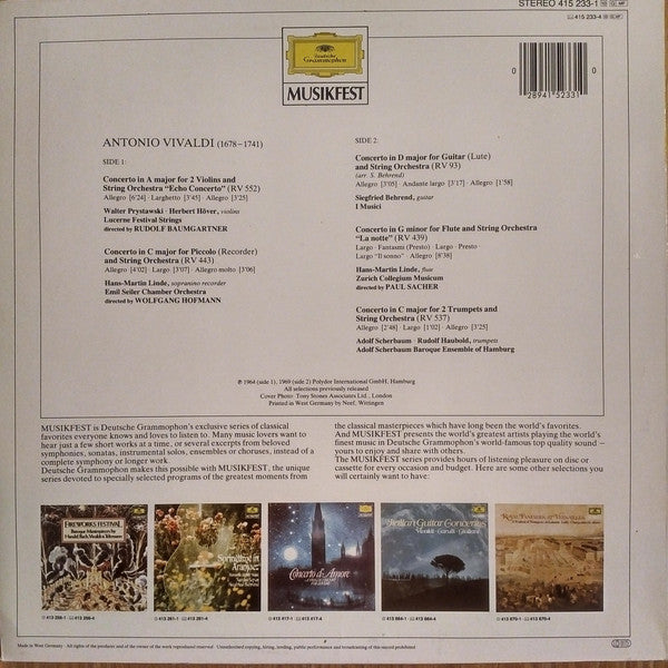 Antonio Vivaldi - Gala Concert in Venice