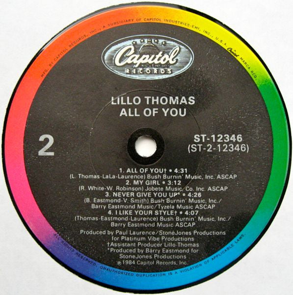 Lillo Thomas - All Of You