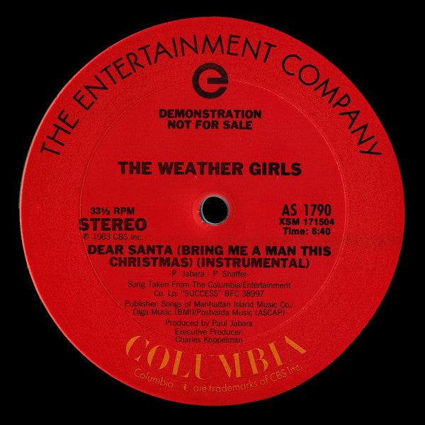 The Weather Girls - Dear Santa (Bring Me A Man This Christmas)