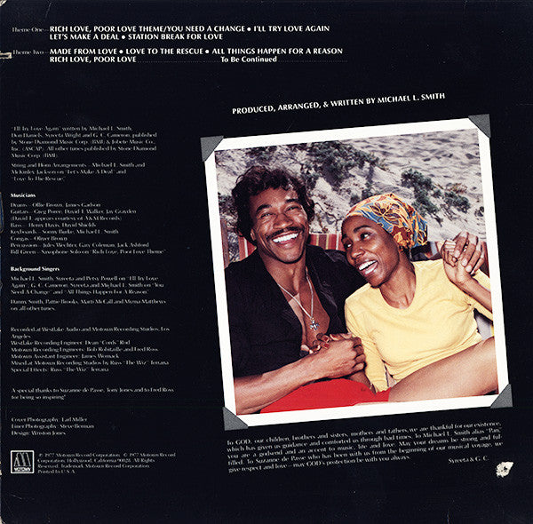 Syreeta - Rich Love, Poor Love
