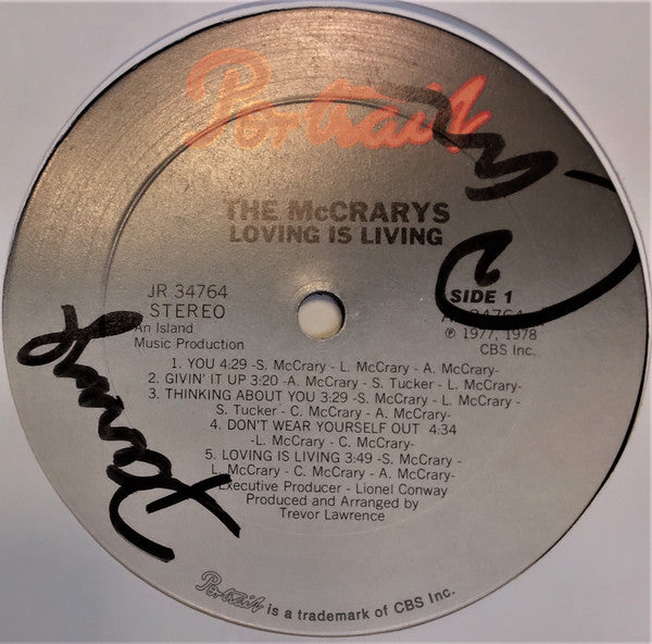 The McCrarys - Loving Is Living