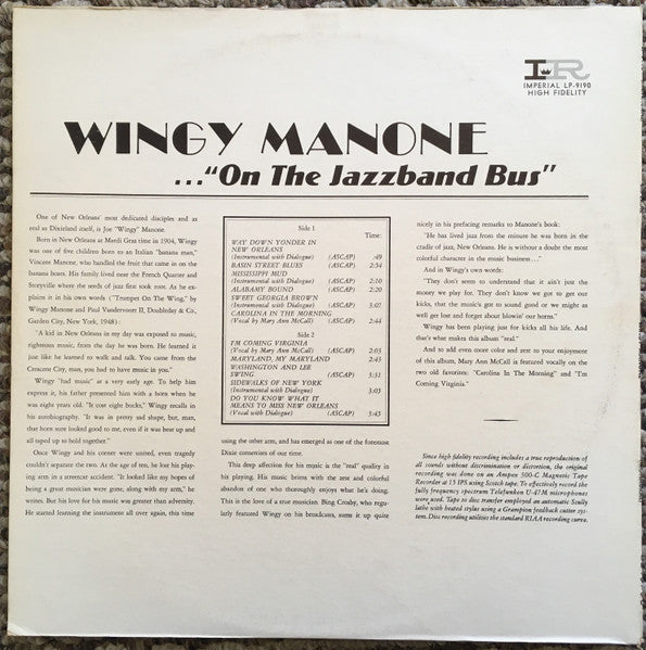 Wingy Manone - Wingy Manone