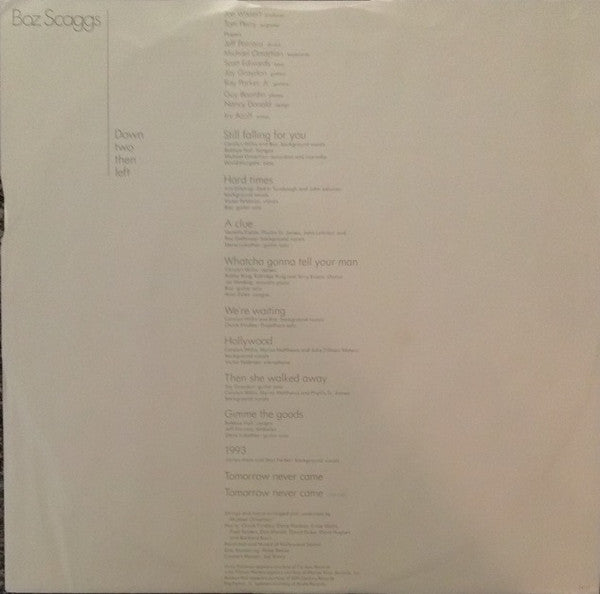 Boz Scaggs - Down Two Then Left