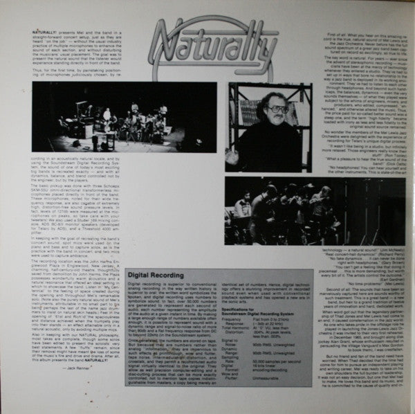 Mel Lewis - Naturally