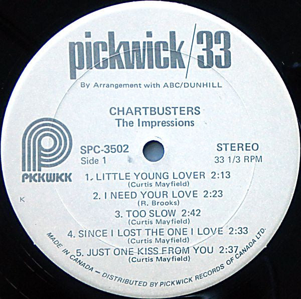 The Impressions - Chart Busters!