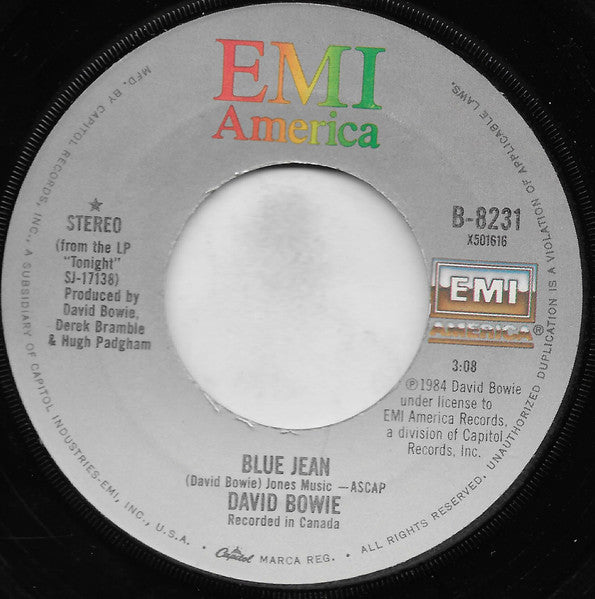 David Bowie - Blue Jean