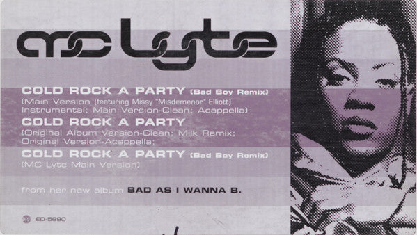 MC Lyte - Cold Rock A Party (Bad Boy Remix)