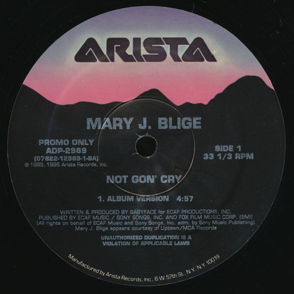 Mary J. Blige - Not Gon' Cry