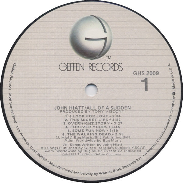 John Hiatt - All Of A Sudden