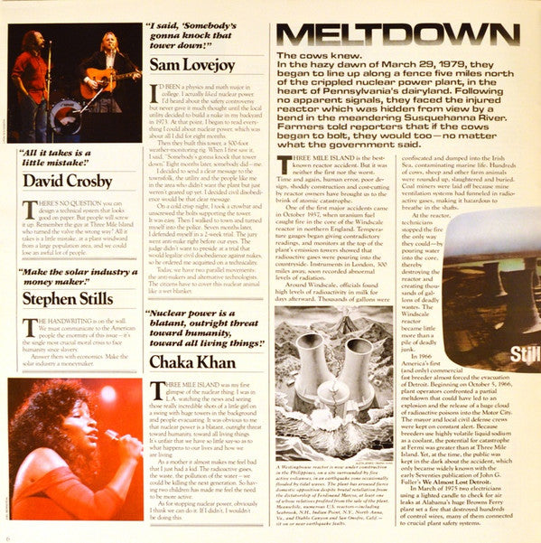 Various - No Nukes - From The Muse Concerts For A Non-Nuclear Future - Madison Square Garden - September 19-23, 1979