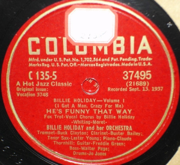 Billie Holiday Vol. 1