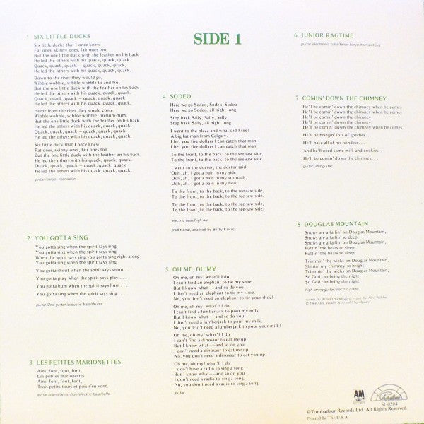 Raffi (2) - More Singable Songs