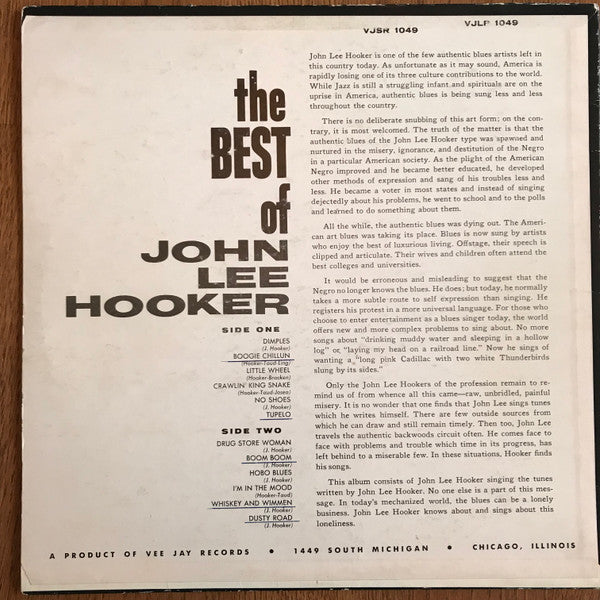 The Best Of John Lee Hooker