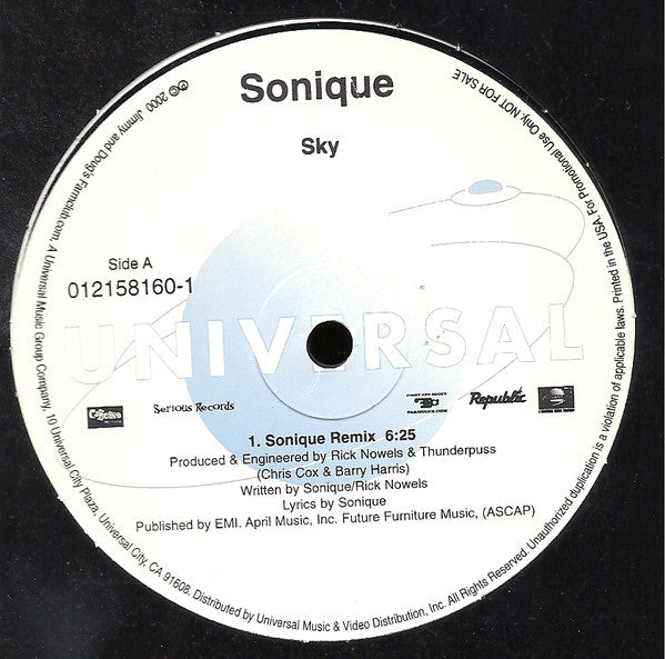 Sonique - Sky (Remixes)