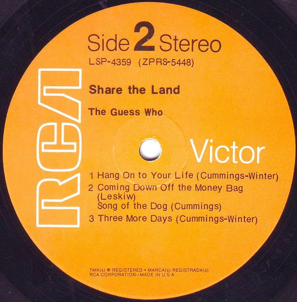 The Guess Who - Share The Land