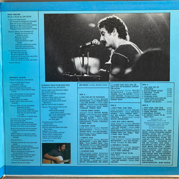 Jim Croce - Life And Times [QUADRAPHONIC]