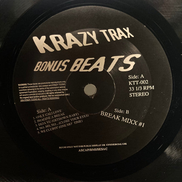 Various - Krazy Trax Bonus Beats Vol. 2