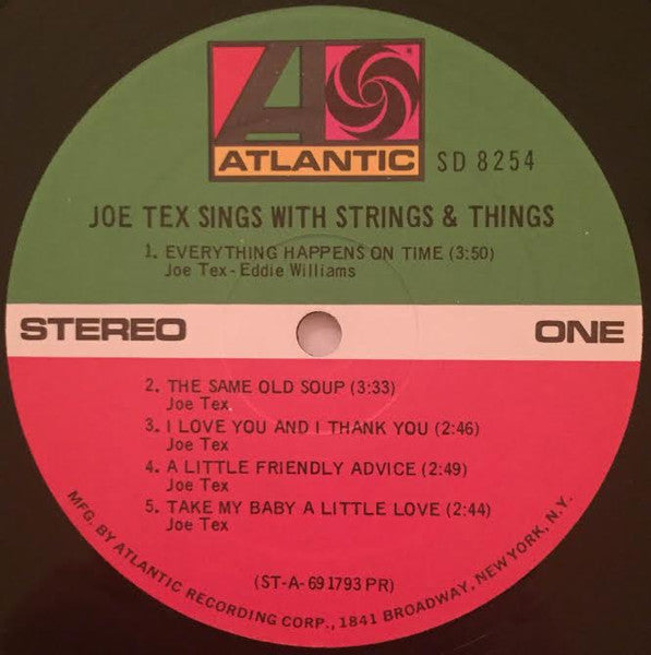 Joe Tex Sings With Strings & Things