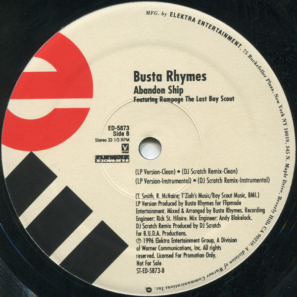 Busta Rhymes - Do My Thing / Abandon Ship