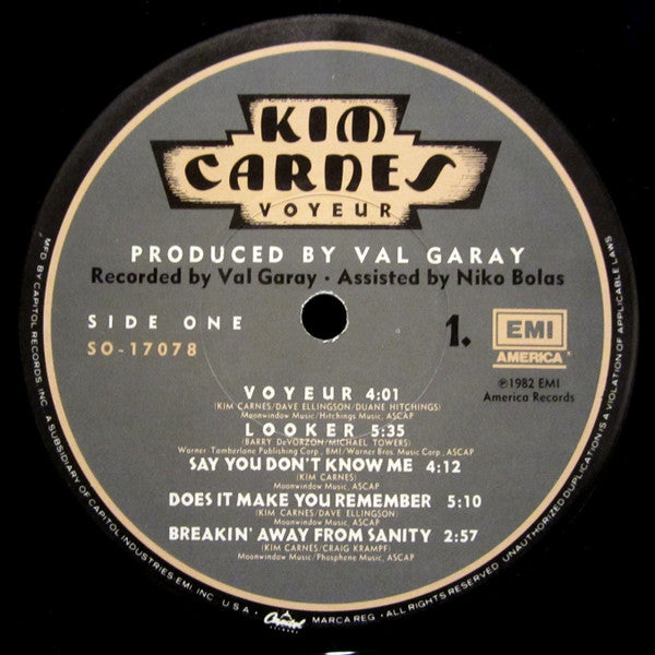 Kim Carnes - Voyeur