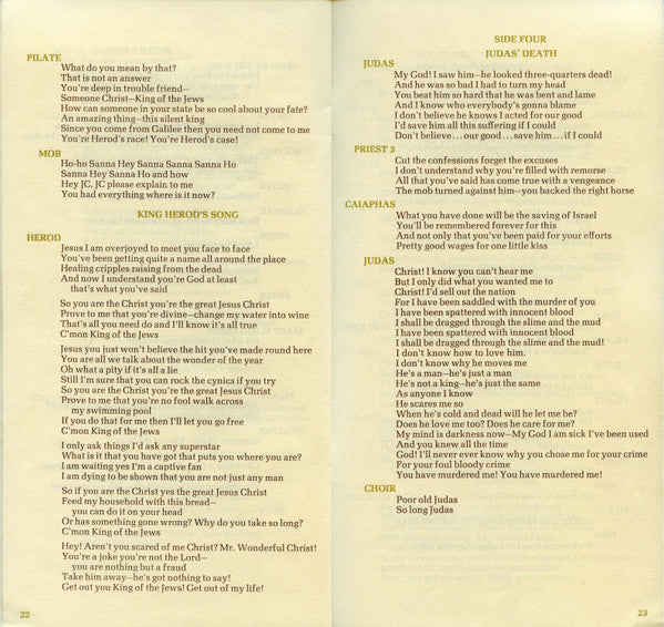 Andrew Lloyd Webber And Tim Rice - Jesus Christ Superstar - A Rock Opera
