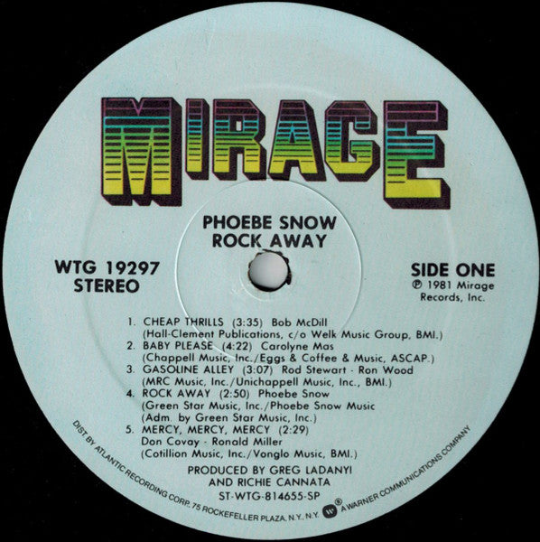 Phoebe Snow - Rock Away