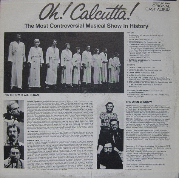 "Oh! Calcutta!" Original Cast - Oh! Calcutta (Original Cast Album)