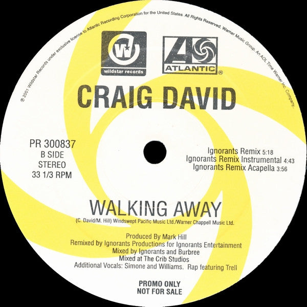 Craig David - Walking Away