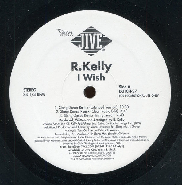 R. Kelly - I Wish (Dance Mixes)