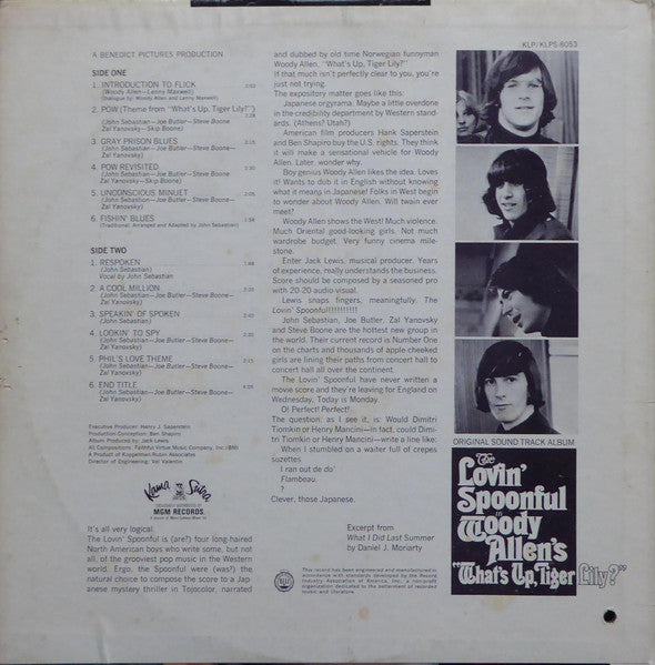 In Woody Allen's "What's Up, Tiger Lily?"