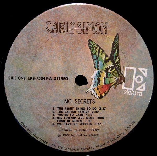 Carly Simon - No Secrets