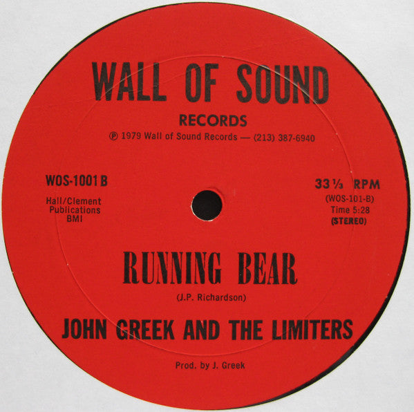 John Greek And The Limiters - I'm Hot For Your Body / Running Bear