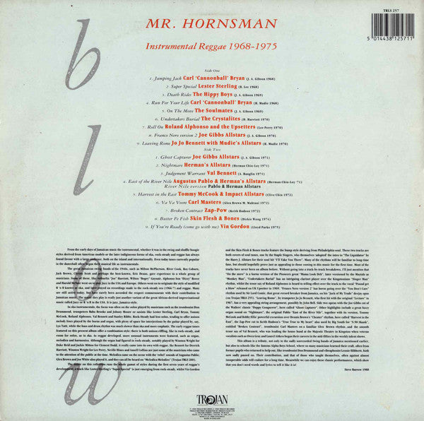 Blow Mr. Hornsman (Instrumental Reggae 1968-1975)