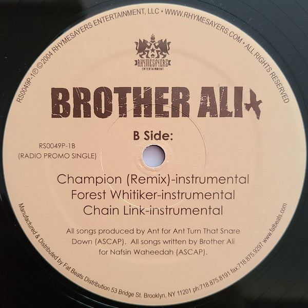 Brother Ali - Champion / Forest Whitiker / Chain Link