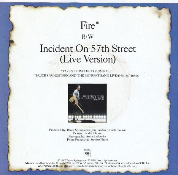 Bruce Springsteen & The E-Street Band - Fire
