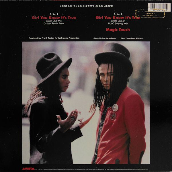 Milli Vanilli - Girl You Know It's True