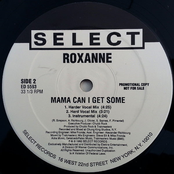 The Real Roxanne - Ya Brother Does / Mama Can I Get Some