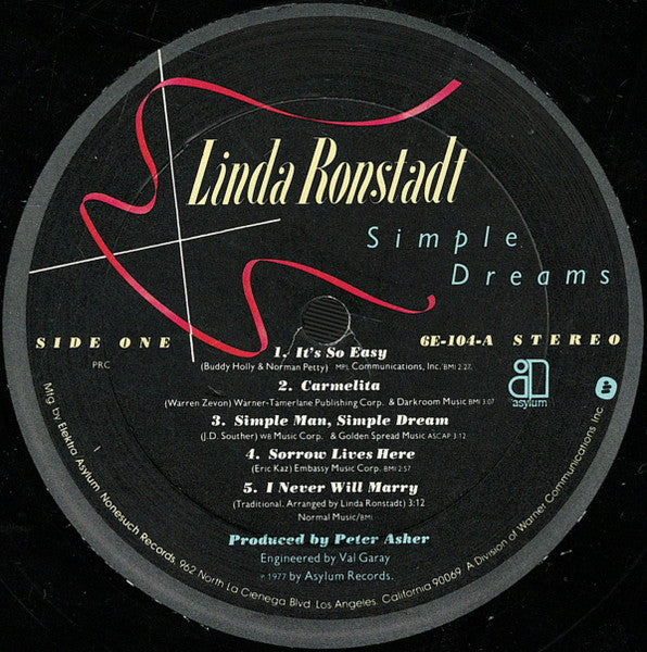 Linda Ronstadt - Simple Dreams
