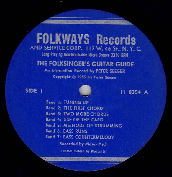 Pete Seeger - The Folksinger's Guitar Guide: An Instruction Record By Pete Seeger